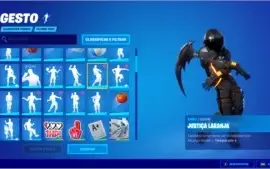 Conta Fortnite, Season 3 ao 6 completo +diversas skins! ! !