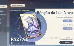 Conta Genshin impact ar 60 conta muito forte