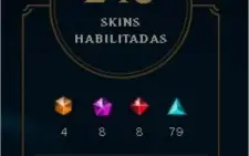 Conta LOL diamante, várias skins raras e todos os champions