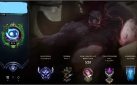 Conta LOL diamante, várias skins raras e todos os champions