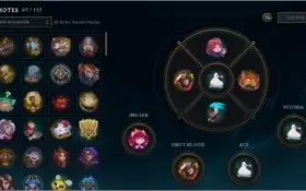 CONTA NO LOL, OURO 4, 88 SKINS, 125 ÍCONES E 106 CAMPEÕES