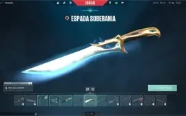 Conta valorant com butterfly champions e diamante