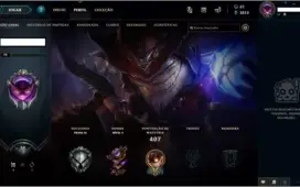 CONTA LEAGUE OF LEGENDS PRATA 3 TODOS OS CAMPEÕES HONRA 4