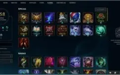CONTA LEAGUE OF LEGENDS PRATA 3 TODOS OS CAMPEÕES HONRA 4