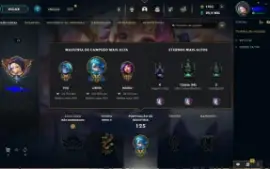 Conta LOL unraked 1400RP, 30k EA e Blitz Vitorioso