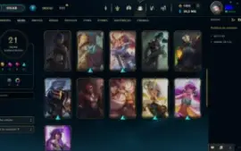 Conta LOL unraked 1400RP, 30k EA e Blitz Vitorioso