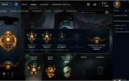 Conta LOL lv 193 / Gold /mmr platina