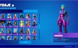Conta fortnite com glow, wonder e ikonik