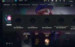 Unranked com 90 Champs e 85 Skins ( MAIN SUP )