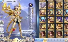 SAINT SEIYA AWAKENING - COM GEMAS AVANÇADAS E LIVROS
