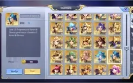 SAINT SEIYA AWAKENING - COM GEMAS AVANÇADAS E LIVROS