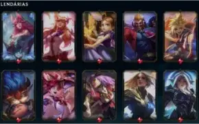 Conta de LoL 159 Skins