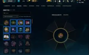 Mestre com 30 Champs e 6 Skins