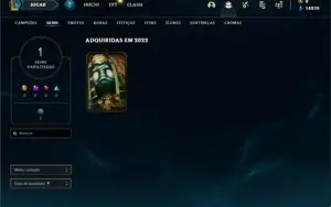 Conta de lol Diamante 4 14k de EA