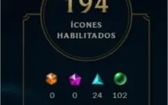 Conta League of Legends LoL 493 Skins