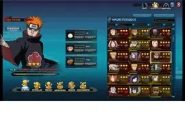 Conta Naruto Online 600k de FC