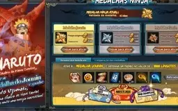 Conta Naruto Online 600k de FC