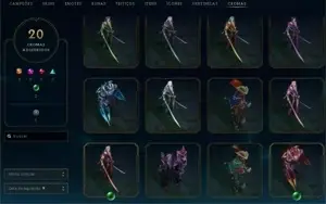 Conta platina full acesso muitas skins lindas