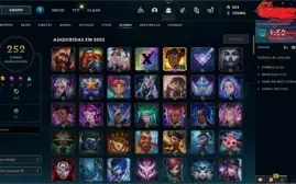 CONTA LOL MESTRE 200 SKINS 300 KK ESSENCIAS