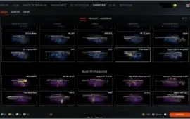 Warface-Conta patente 70 KD 1.5+ 500KGP 3 Skins Tudo liberad