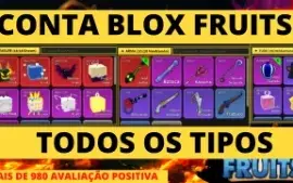 Conta Blox Fruit Com God Human E Soul Guitar