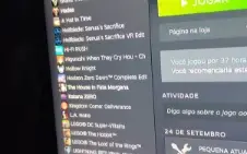 Conta steam lvl54 com 130 jogos no valor 11.800