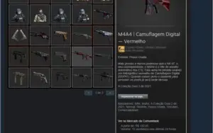 CONTA CSGO COM MAIS DE R$ 700 EM SKINS (MERCADO BLOQUEADO)