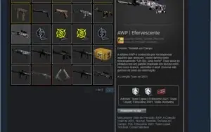 CONTA CSGO COM MAIS DE R$ 700 EM SKINS (MERCADO BLOQUEADO)