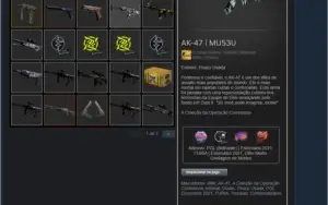 CONTA CSGO COM MAIS DE R$ 700 EM SKINS (MERCADO BLOQUEADO)
