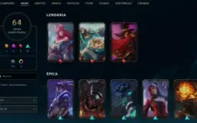Conta League of Legends 150 champs e 64 Skins - Kayle Juiza