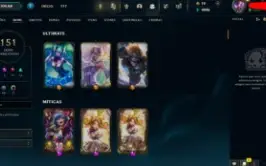Conta League Of Legends (lvl 468 - Champs 142 - Skins 151)