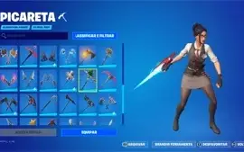 Conta fortnite com 95 skins + picaretas + 330 emotes