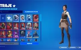 Conta fortnite com 95 skins + picaretas + 330 emotes