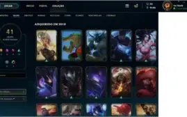 Vendo conta gold V, com skins e tudo mais