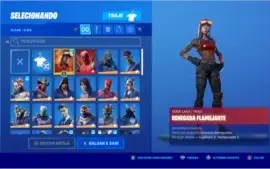 Conta fortnite temporada 5 até temporada 3 do capitulo 2