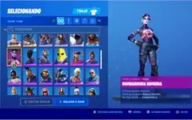 Conta fortnite temporada 5 até temporada 3 do capitulo 2