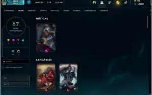 Conta LoL OURO