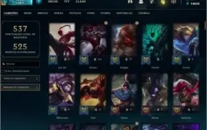 Conta LoL OURO
