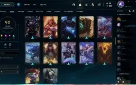 VENDO CONTA NO LOL / COM 91 SKINS e 16 Fragmentos Aleatorios