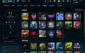 Esmeralda 3 com 40 Champs e 15 Skins
