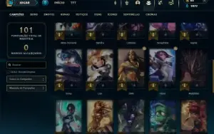 Esmeralda 3 com 40 Champs e 15 Skins
