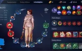 Conta MIR 4 Maga Lvl 93 CP: 130k