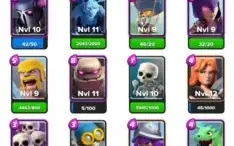 Conta Clash Royale lvl 12, mestre 2