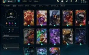 Conta prata 1 com TODOS os champs e 161 skins