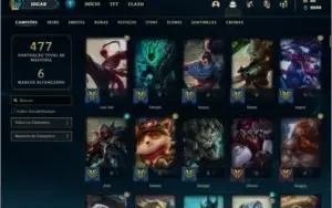 Conta prata 1 com TODOS os champs e 161 skins