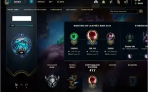 Conta prata 1 com TODOS os champs e 161 skins