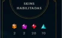 Conta LoL prata I na soloq, ouro 4 na flex, platina 3 no tft