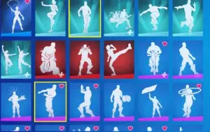 Todos passes cap1 (um full), 22+ Skins de Loja, 97 Picaretas
