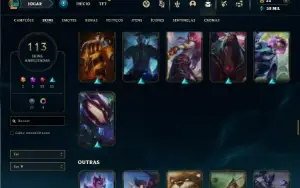 Esmeralda 4 com 95 Champs e 113 Skins +1 Prestigio