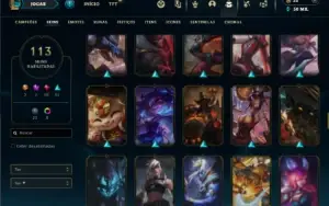 Esmeralda 4 com 95 Champs e 113 Skins +1 Prestigio